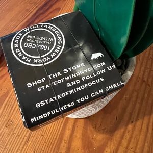 State Of Mind Black handcrafted hard Soap